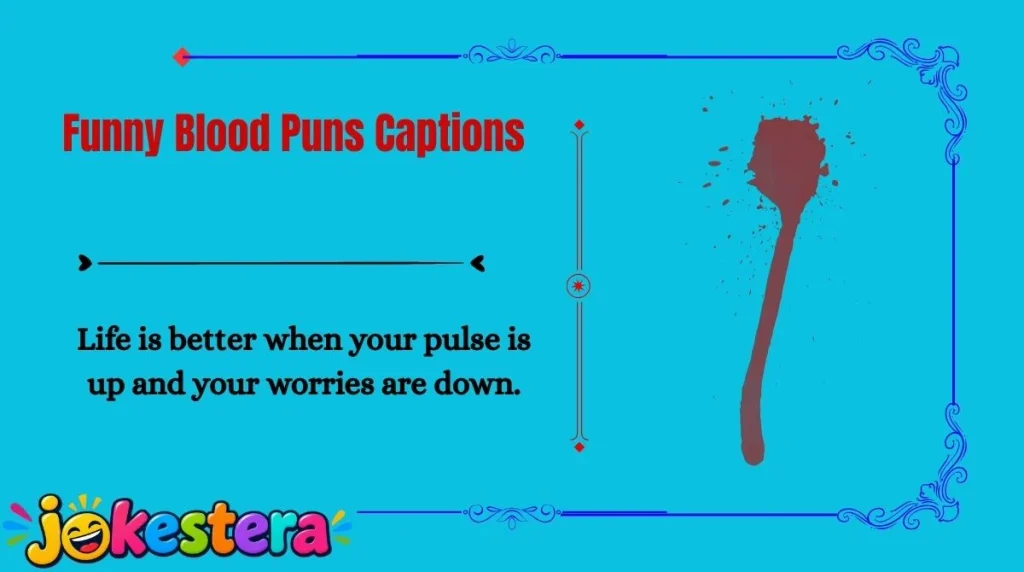 Blood Jokes & Puns