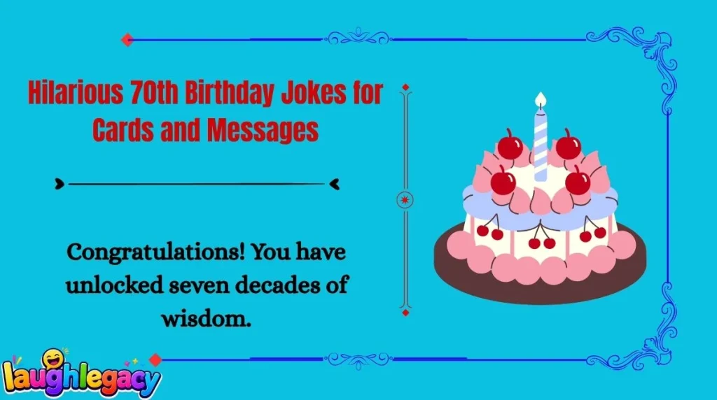 Funny 70th Birthday Jokes