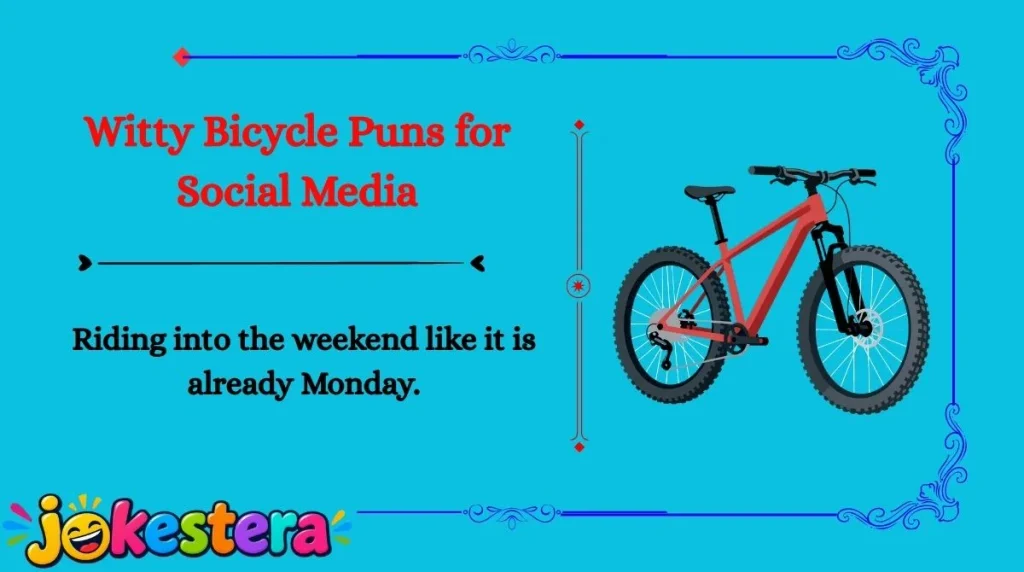 Bicycle Jokes and Puns