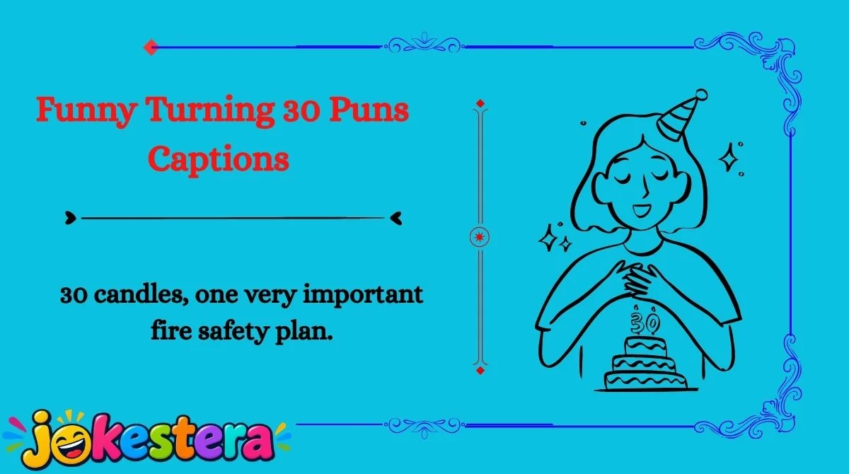 Turning 30 Jokes