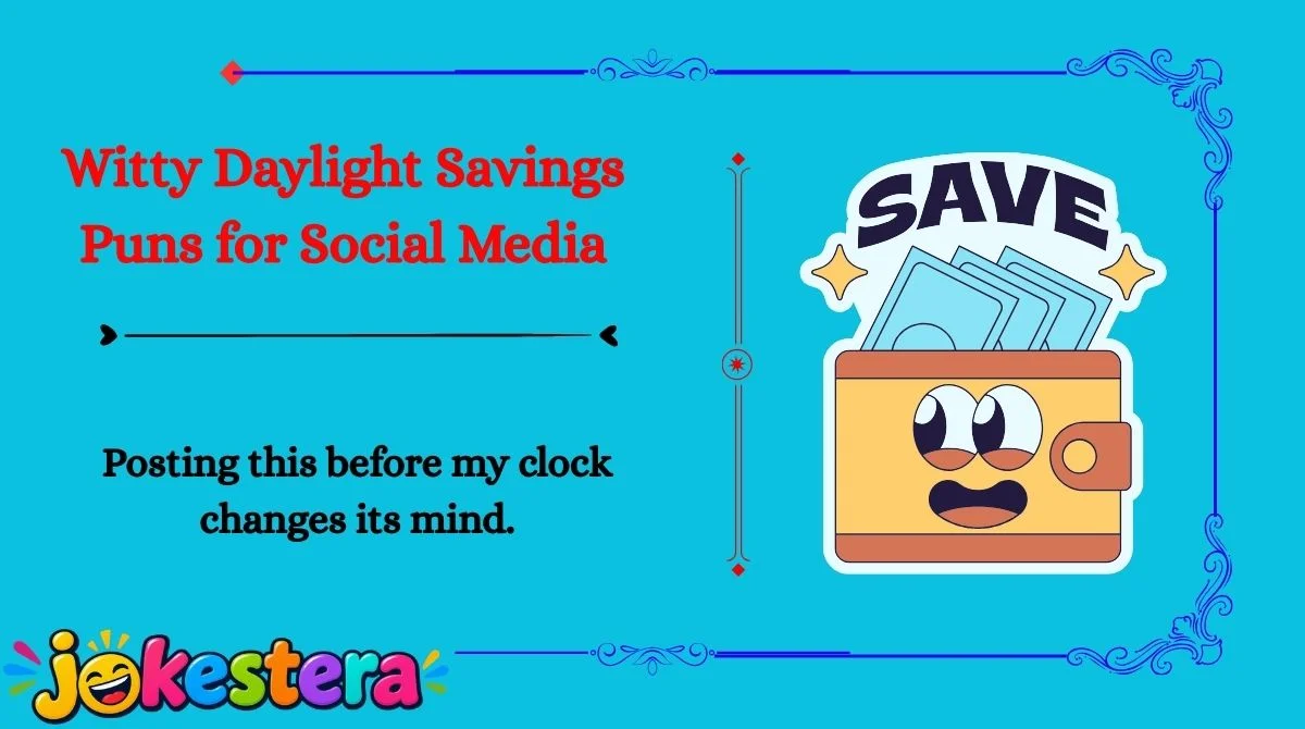 Daylight Savings Jokes